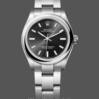 Replica Rolex Oyster Perpetual 31-277200, zwarte wijzerplaat, voor dames