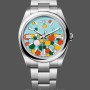 Replica Rolex Oyster Perpetual 36-m126000 voor dames, blauwe wijzerplaat voor dames
