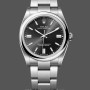 Replica Rolex Oyster Perpetual 36-126000 0002 voor dames, Oystersteel, zwarte wijzerplaat