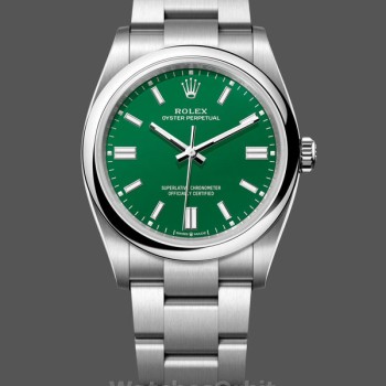 Replica Rolex Day Date 36-128348RBR 0030, Geel Goud, Pave Regenboog met Diamanten & Saffieren Wijzerplaat Diamant