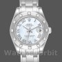 Replica Rolex Pearlmaster 34mm Dames-81319-MOP Wijzerplaat Luxe