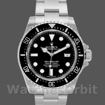 Replica Rolex Sea-Dweller 40mm Heren-116600 0001-Zwarte Wijzerplaat Zwart