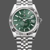 Replica Rolex Oyster Perpetual 31-277200 0007, Turquoise Blauwe Wijzerplaat, voor dames
