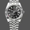 Replica Heren Rolex Sky-Dweller-m336934 0008, 42mm, Automatic, Jubilee, Black Dial Zwart