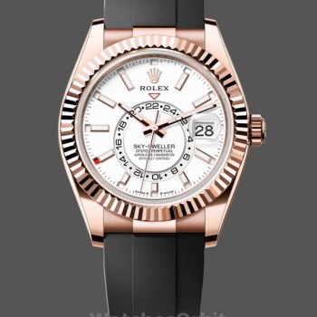 Replica Heren Rolex Sky-Dweller-m336235 0003, 42mm, Roségoud