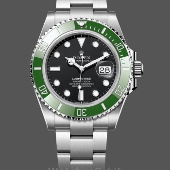 Replica Rolex Submariner 41mm Heren-126610LV-Groene Bezel-Zwarte Wijzerplaat Zwart
