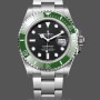 Replica Rolex Submariner 41mm Heren-126610LV-Groene Bezel-Zwarte Wijzerplaat Zwart