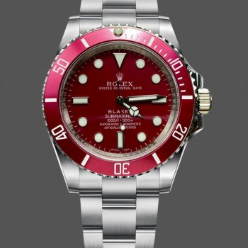 Replica Heren Rolex Blaken Submariner-Truckee Red, Limited Edition, 40 mm