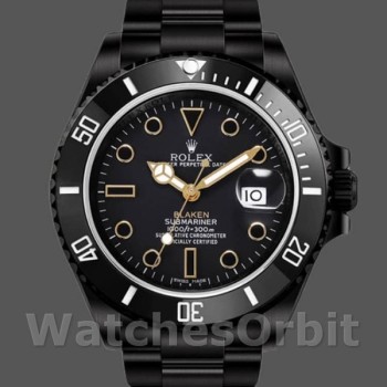 Replica Rolex Submariner 40mm Heren-116610-Zwarte Wijzerplaat-Roestvrij Staal Zwart