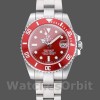 Replica Rolex Submariner 40mm Heren-116610-Roestvrij Staal-Rode Wijzerplaat Rood