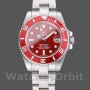 Replica Rolex Submariner 40mm Heren-116610-Roestvrij Staal-Rode Wijzerplaat Rood