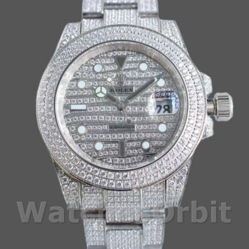 Replica Rolex Submariner-116610LN, heren, met diamant bekleed