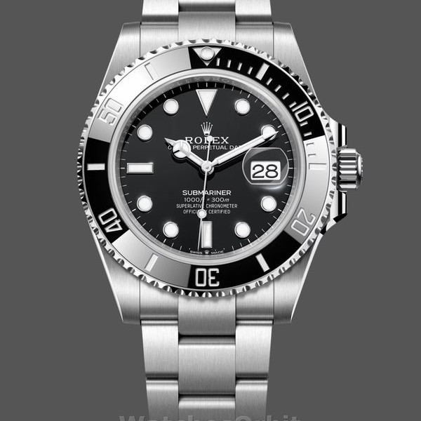 Replica Rolex Submariner 41mm Heren-126610LN 0001-Roestvrij Staal-Zwarte Wijzerplaat Zwart