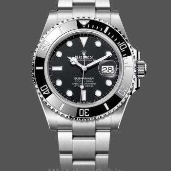Replica Rolex Submariner 41mm Heren-126610LN-Oyster Perpetual-Submariner Datum Zwart