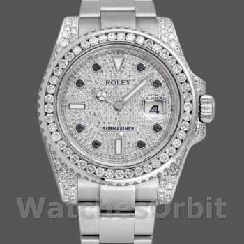 Replica Rolex Submariner Date 40mm Heren-116610LN-Diamant Gepolijst <br />