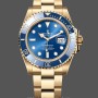 Replica Rolex Submariner Date 41mm Heren-116618LB-Blauwe Wijzerplaat Blauw