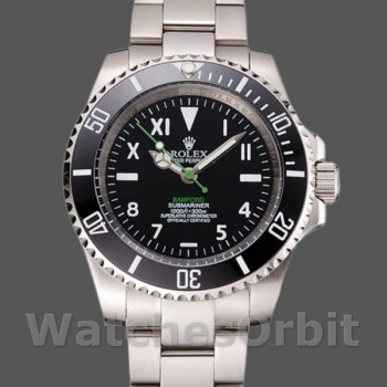 Replica Rolex Submariner 41mm Heren-PR16233NBB-Zwarte Wijzerplaat Zwart