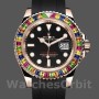 Replica Heren Rolex Yacht-Master 116695-40mm, zwarte wijzerplaat, zwarte rubberen band