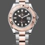 Replica Heren Rolex Yacht-Master 126621-40mm, Everose goud, zwarte wijzerplaat