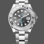 Replica Heren Rolex Yacht-Master 126622-40mm, Platina Bezel, Donker Rhodium Grijze Wijzerplaat