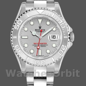 Replica Heren Rolex Yacht-Master-16622, 40mm, Zilveren wijzerplaat