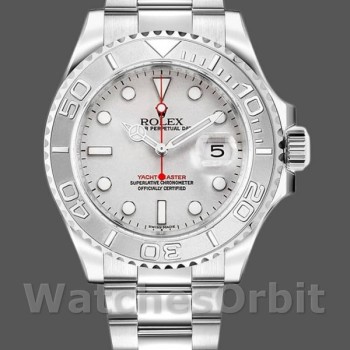 Replica Rolex Yacht-Master 40mm Heren-16622-Zilveren wijzerplaat Zilver