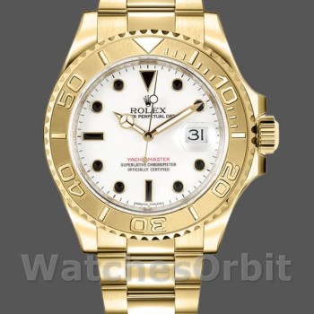 Replica Rolex Yacht-Master 40mm Heren-16628-Witte Wijzerplaat Wit