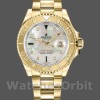 Replica Rolex Unisex Yacht-Master 35mm Unisex-168628-MOP Wijzerplaat MOP