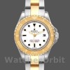 Replica Rolex Yacht-Master 29mm voor dames-169623-Staal & Geelgoud-Witte wijzerplaat