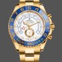 Replica Rolex Yacht-Master II 44mm Heren-116688-Witte Wijzerplaat Wit